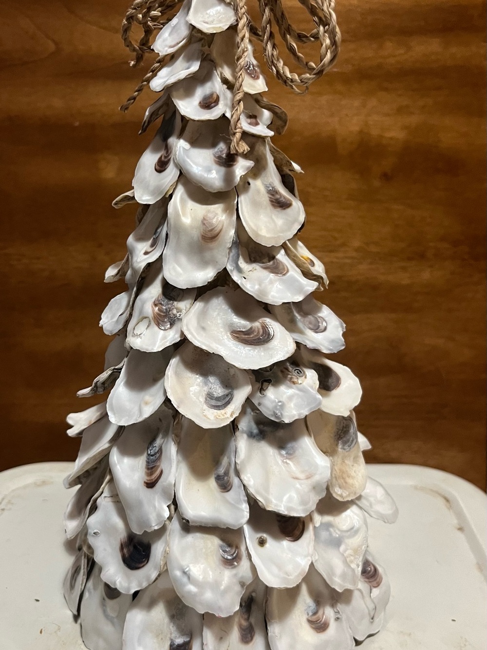 Natural Shell Accent Tree - White Shell Holiday Decor